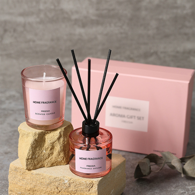 Home Fragrance Reeds - Set Hadiah Lilin dan Reed Diffuser